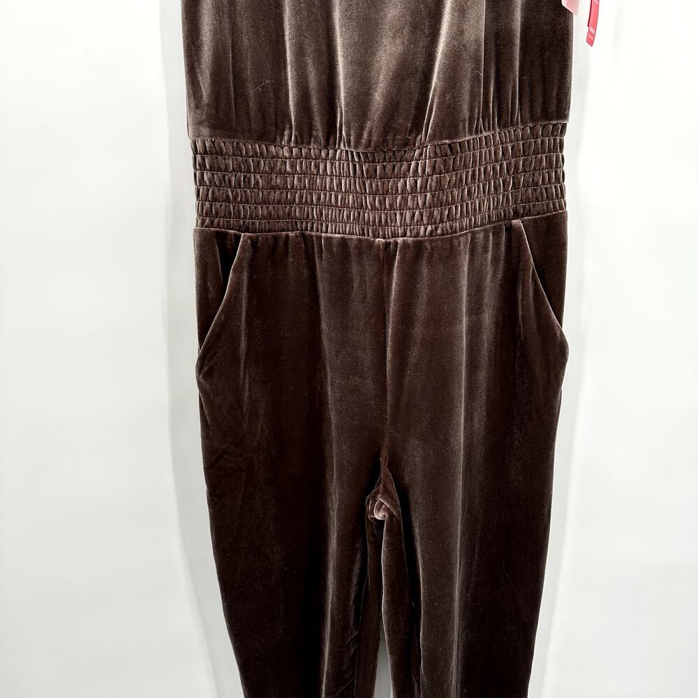 COMMANDO NWT Brown Velvet Tank Jumpsuit // XS - Picture 10 of 12